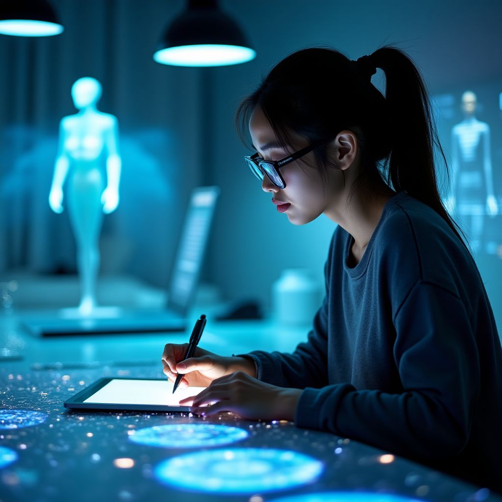 Portrait of digital artist Sophia Chen